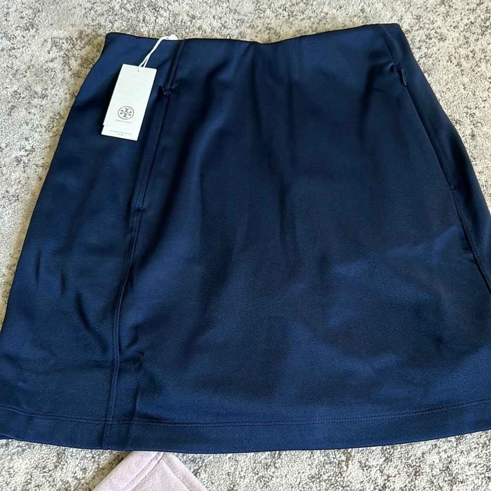 Tory Sport navy Golf Skirt